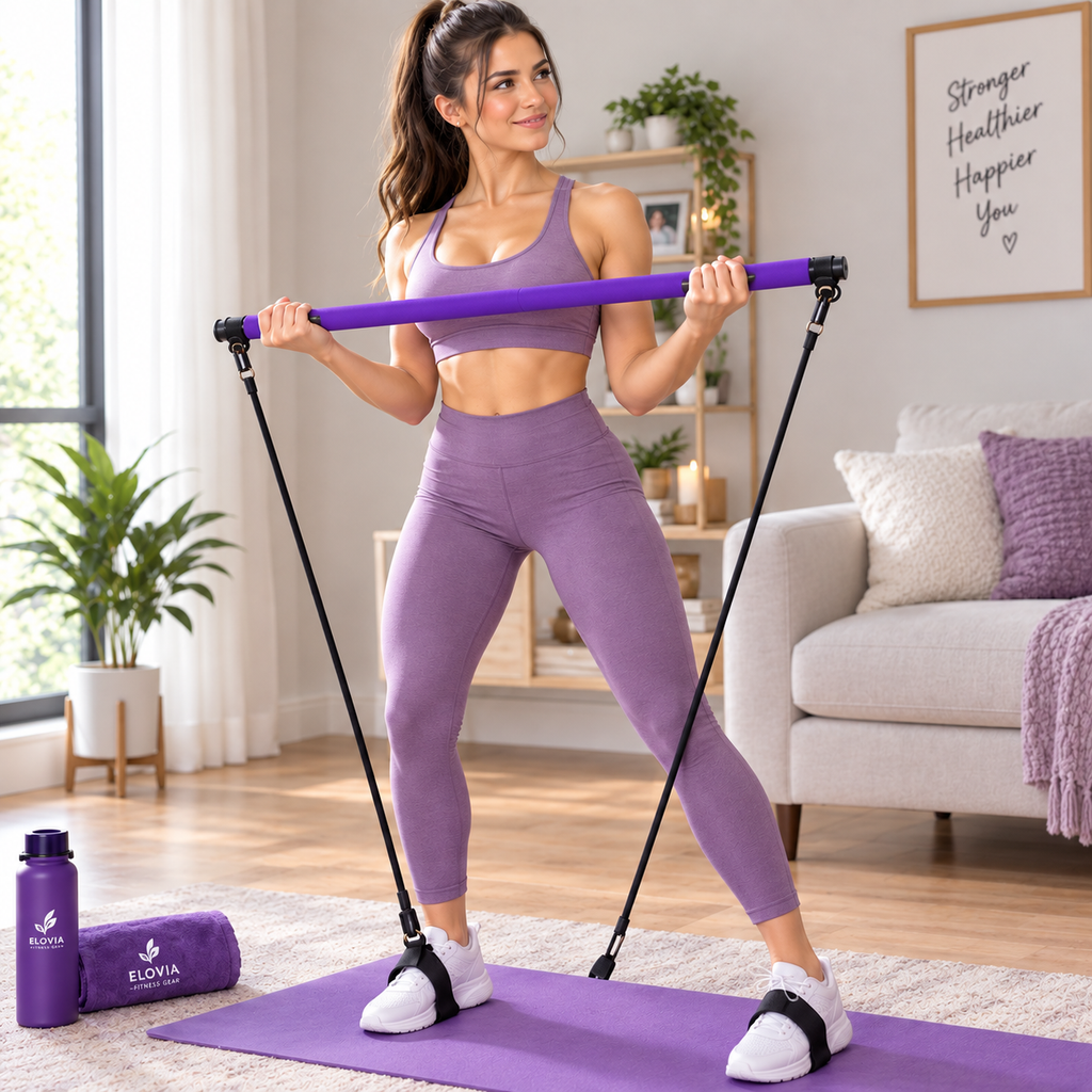 Elovia Fitness Gear™ Pilates Resistance Bar